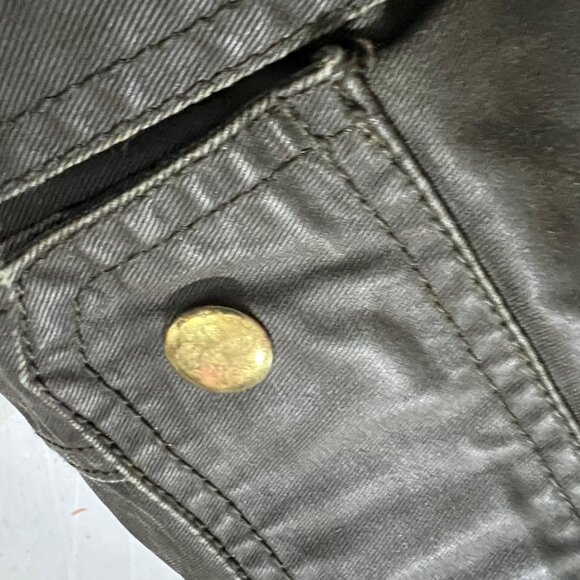 J.Crew Oilcloth Waxed Cotton Preppy Cabin Chic Utility Field Jacket XXS - Picture 5 of 7